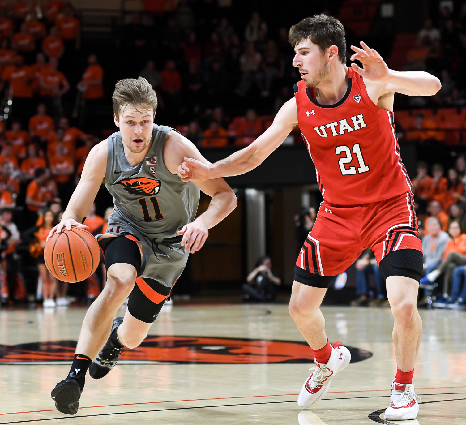 OSU vs Utah mens basketball 14